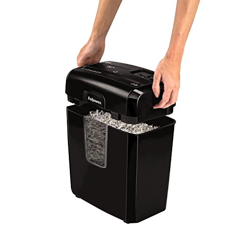 Fellowes Powershred 8Cd Cross Cut Aktenvernichter mit CD Vernichtung, 8 Blatt (P-4), 1 Nutzer Zuhause, Sicherheitsstopp-Schalter - 4