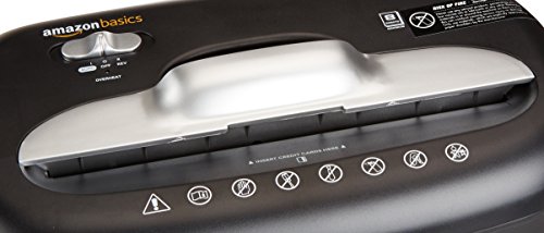 AmazonBasics - Hochsicherheits-Kreuzschnitt-Aktenvernichter für 8 Blätter, für Papier und Kreditkarten - 3