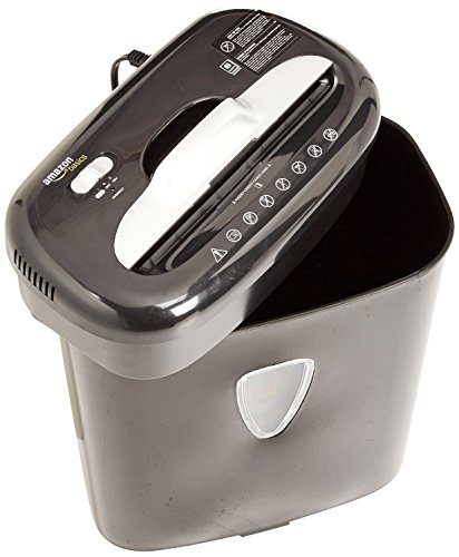 AmazonBasics Hochsicherheits-Aktenvernichter für Papier und Kreditkarten, Partikelschnitt, bis zu 6 Blatt - 2